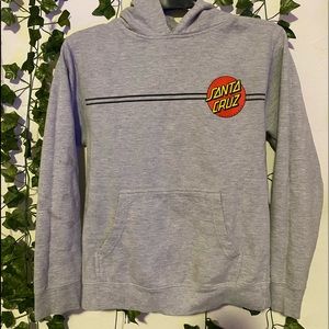 Grey Santa Cruz hoodie